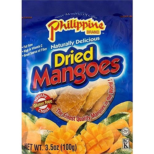 Philippine Brand – Natürlich leckere getrocknete Mangos – Glutenfrei – 100 G
