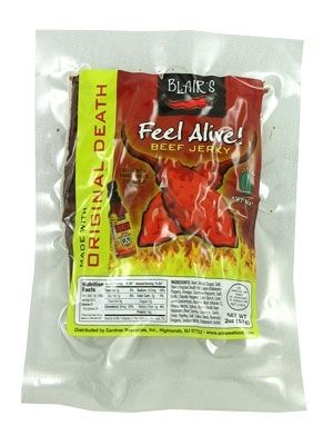 Blair's Rindfleisch Jerky-Original Tod, 2oz