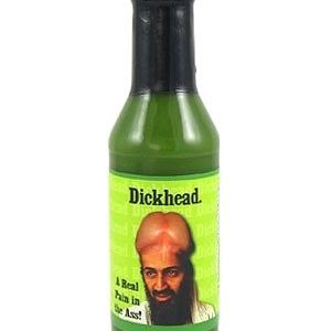 Dickhead with Bin Laden scharfe Sauce. – 5oz