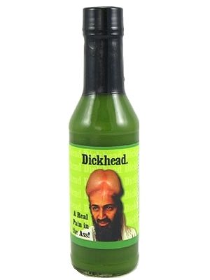 Dickhead mit Bin Laden Chilisauce, 5oz