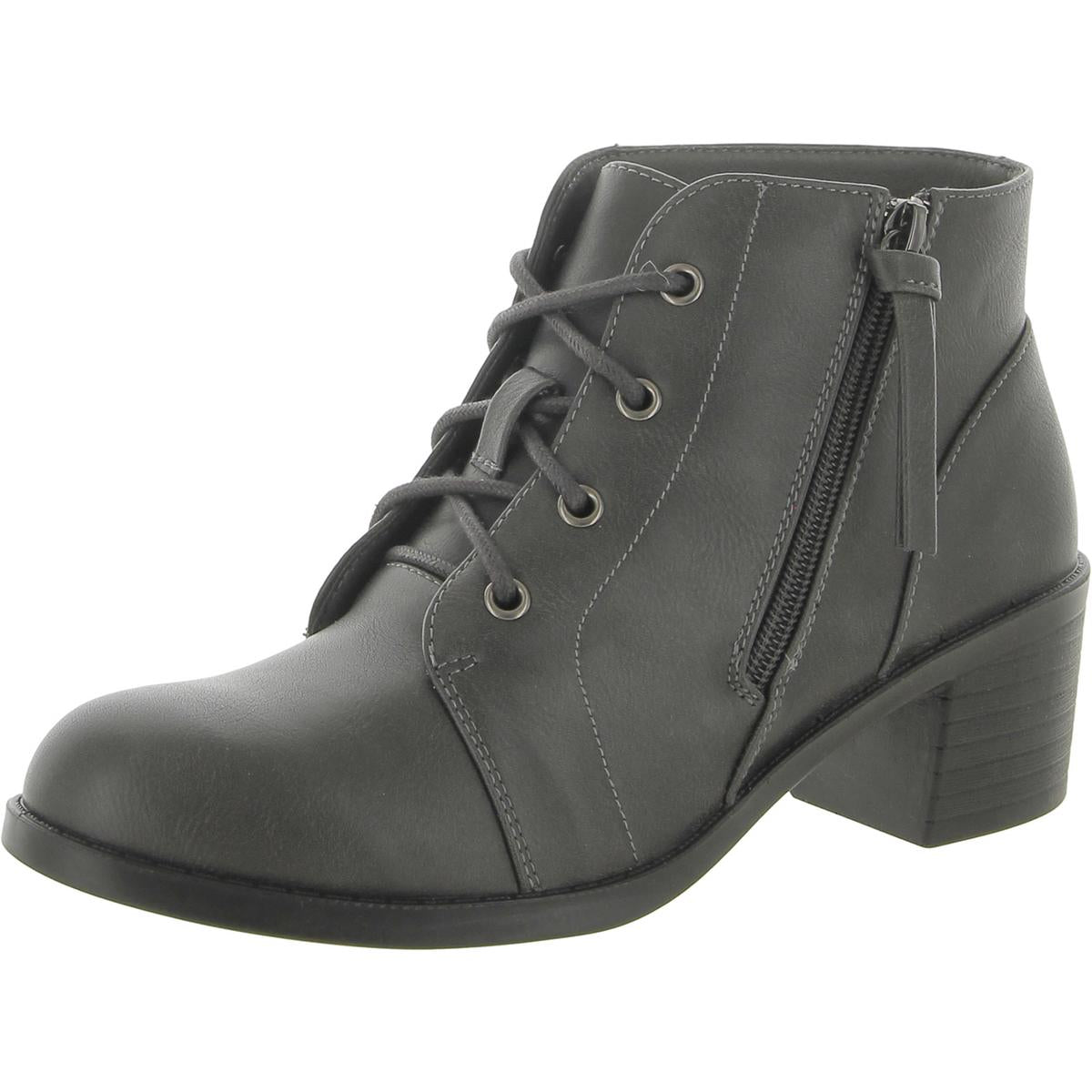 Becker Kunstleder Block Absatz Stiefeletten