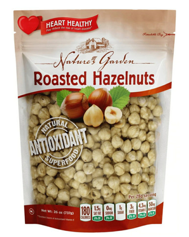 Nature's Garden Trockene geröstete Haselnüsse, 26 oz