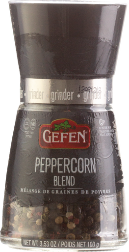 Gefen Pfefferkorn Mischung mit Grinder, koscher für Passah, 3,53 oz