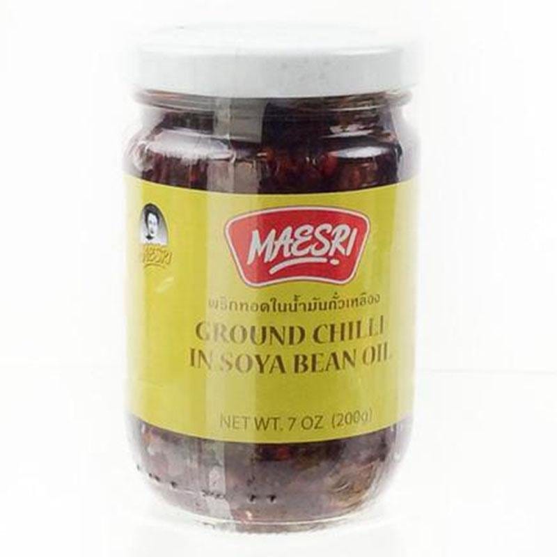 Maesri gemahlene Chili in Sojabohnenöl
