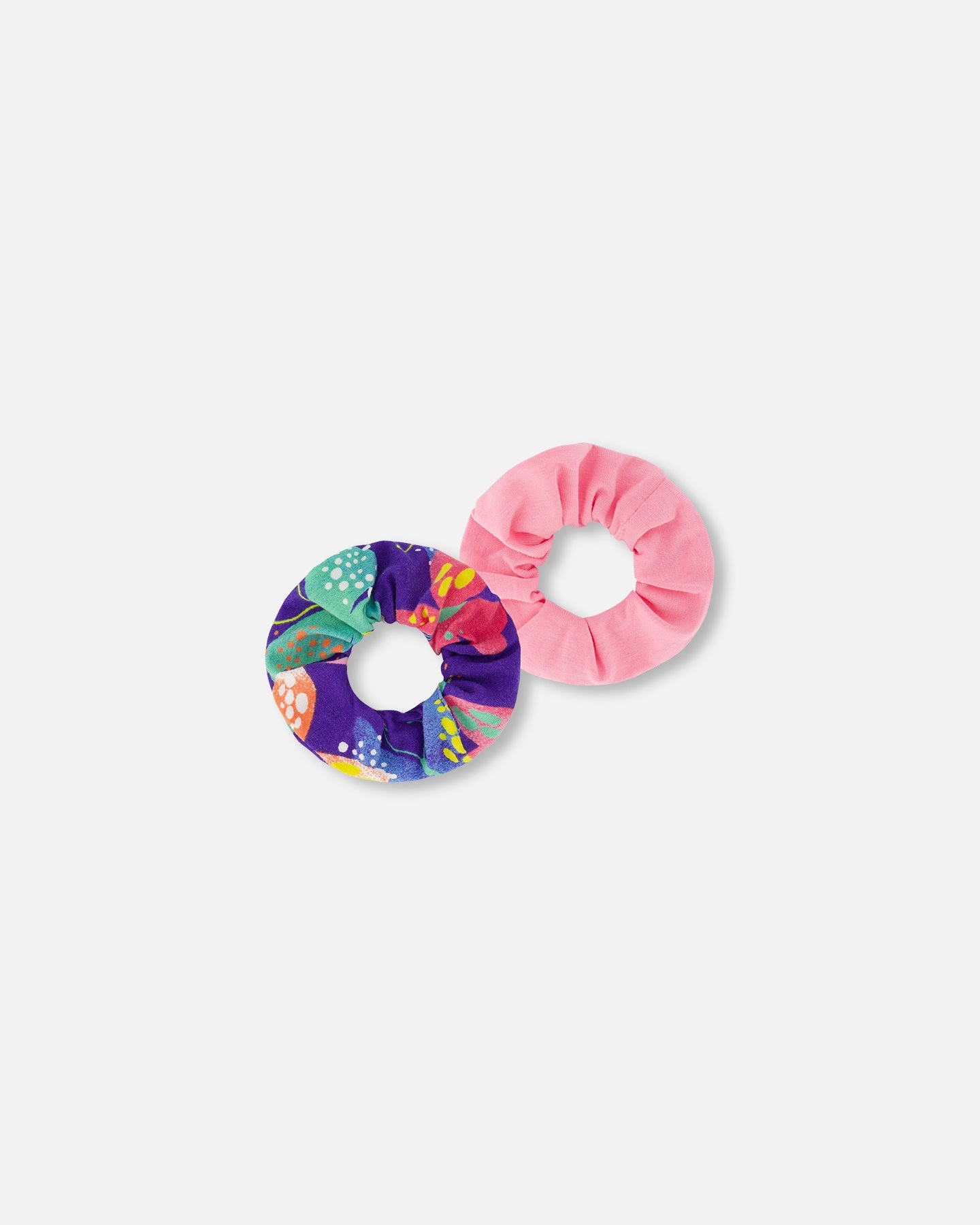 Scrunchies 2-Packung bedruckte bunte Schmetterlinge