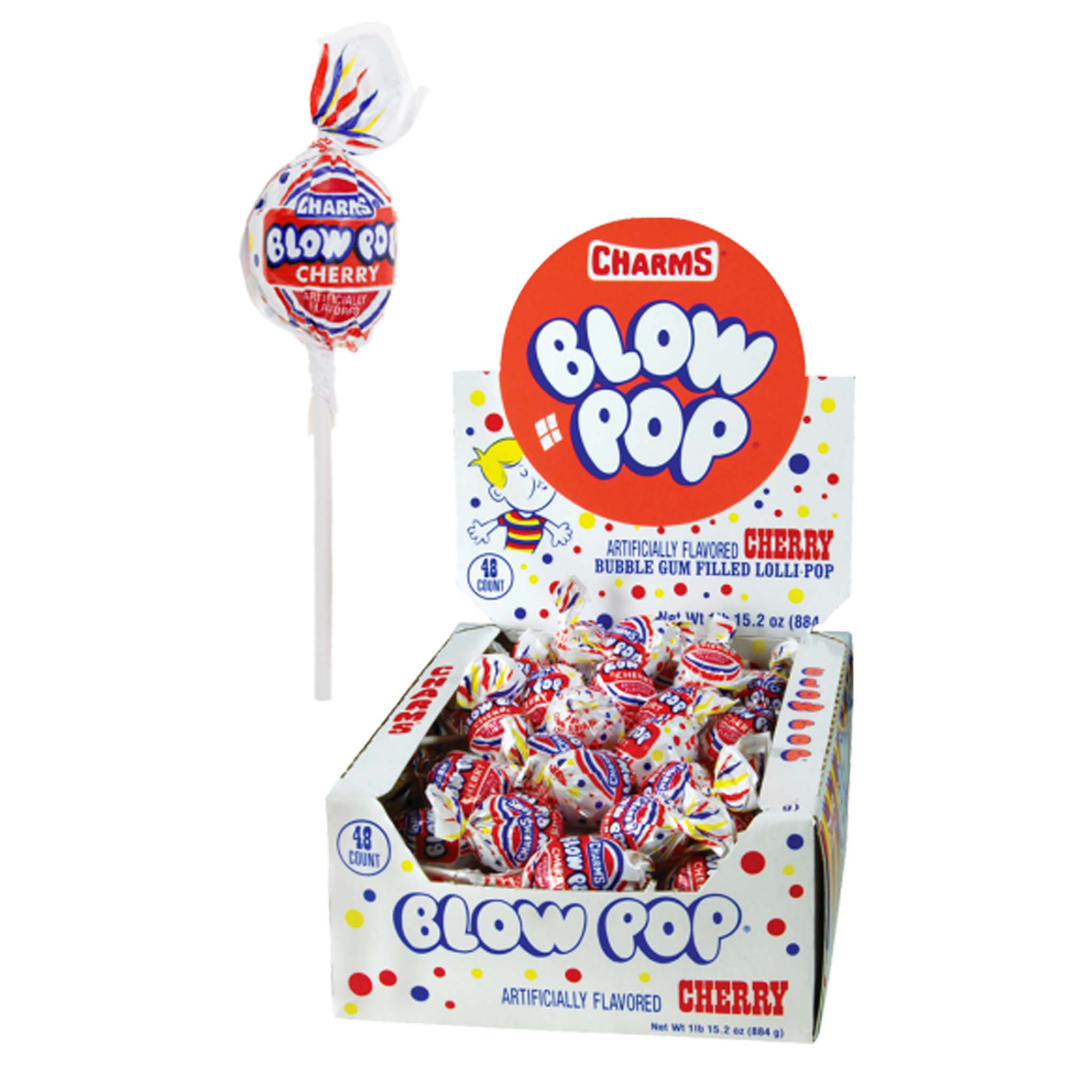 Charms Schlag Pops Kirsche