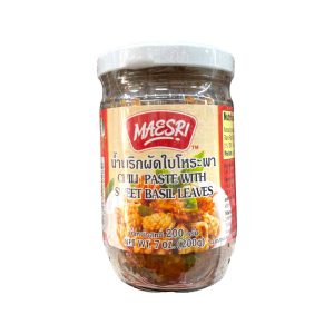 Maesri Chili Paste With Blätter von süßen Basilikum