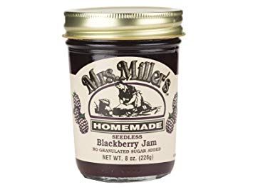 Mrs. Miller's Seedless Brombeere Jam ohne Zucker hinzugefügt