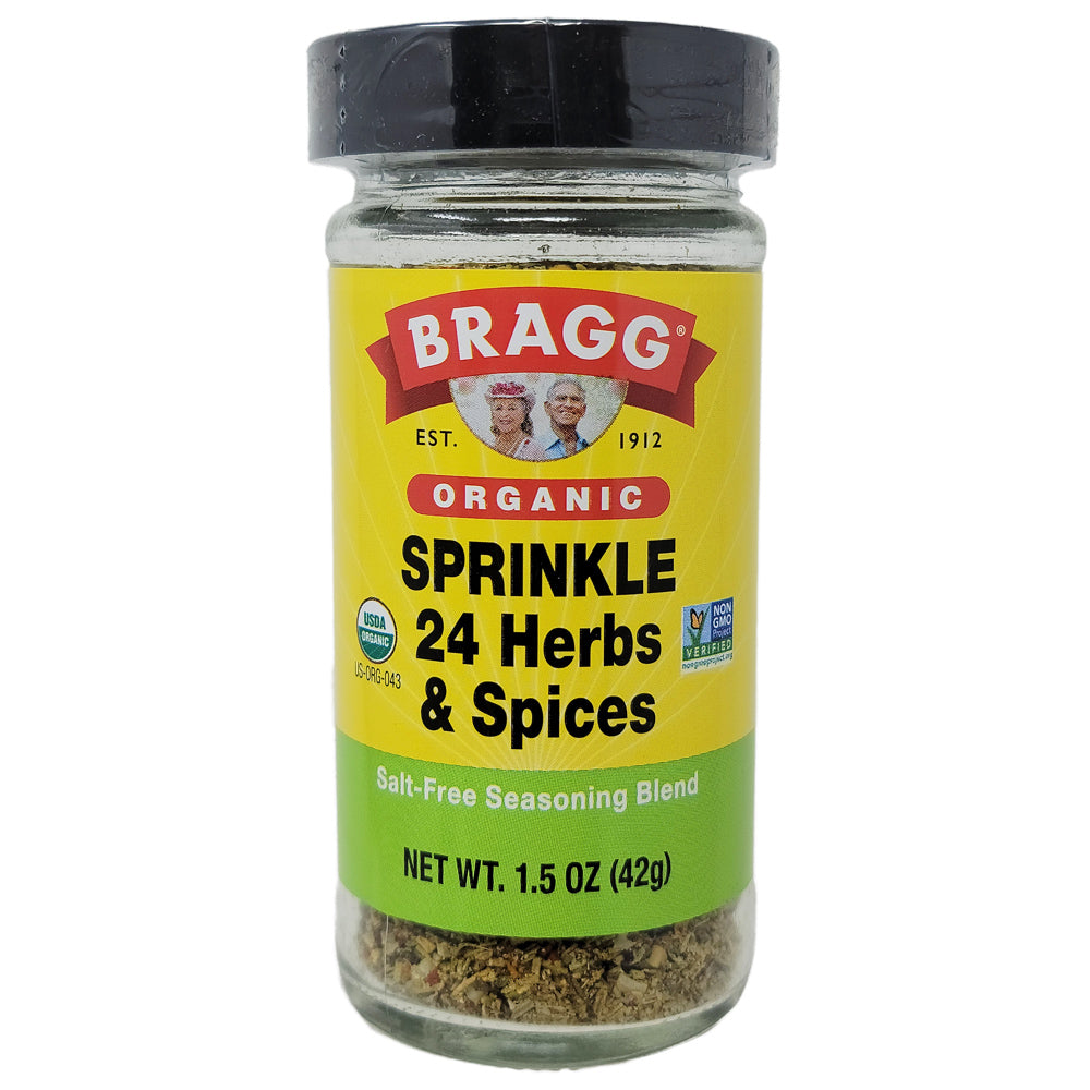 Bragg Bio Streugewürz 24 Kräuter & Gewürze Salzfreie Gewürzmischung – 1
