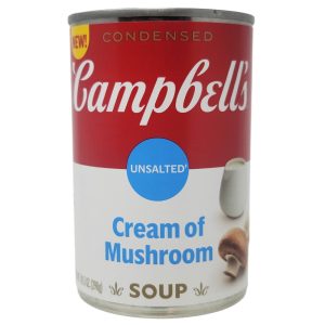 Campbells kondensierte ungesalzene Creme der Pilzsuppe -10,5 oz