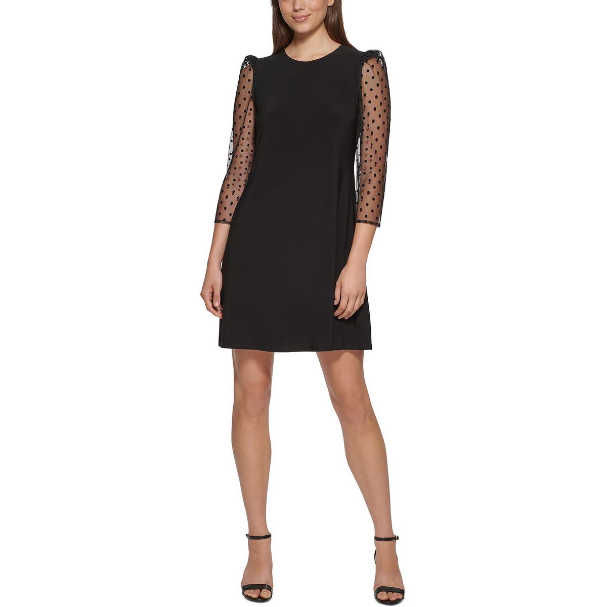 Mixed Media Shift Kleid