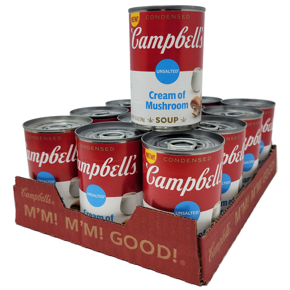 CASE OF 12 – Campbells kondensierte, ungesalzene Creme der Pilzsuppe -10