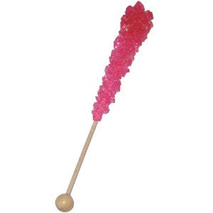 Rock Süßigkeiten Sticks (6) – Rosa Kirsche