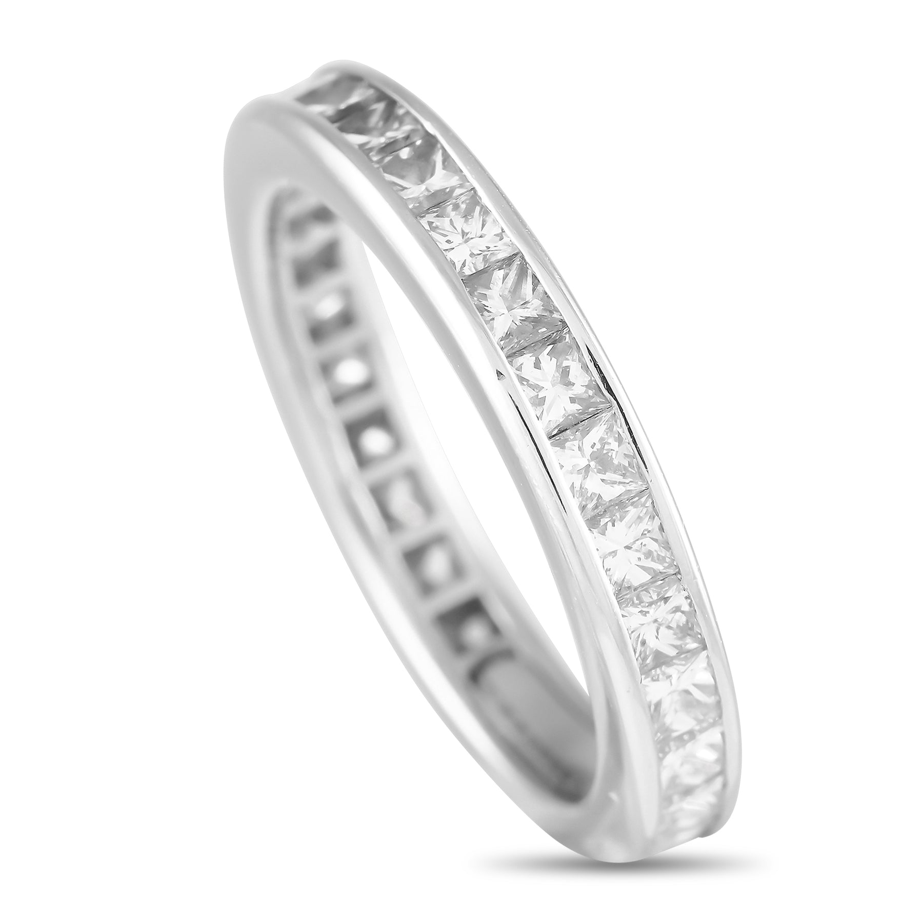 Harry Winston Platinum 1.45ct Diamant Ewigkeit Band Ring HW03 -093024