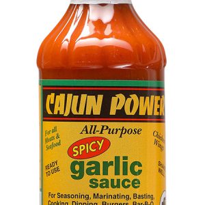 Cajun Power würziger Knoblauch Allzweck-Sauce, . – 8oz