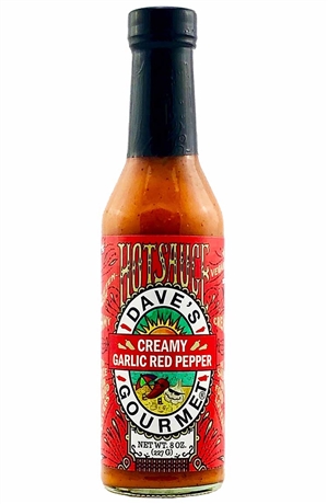 Dave's Gourmet Cremige Knoblauch Rot Pfeffer Chilisauce, 8oz