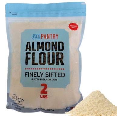 BluPantry Mandelmehl, koscher für Passah, fein siebent, Glutenfrei, Low Carb, 2 lbs