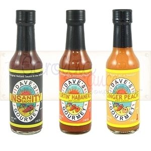 Dave’s Gourmet würzige Dreierpackung