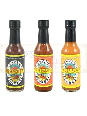 Dave's Gourmet Scharf Dreierpack