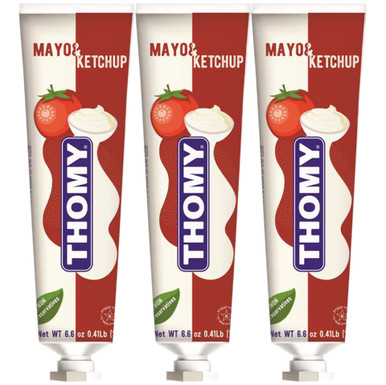 Thomy Mayo & Ketchup Squeeze im Tube Style Spread, 6,7 oz (3 Stück)