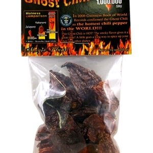 getrocknete ganze Geisterchiles Hülsen