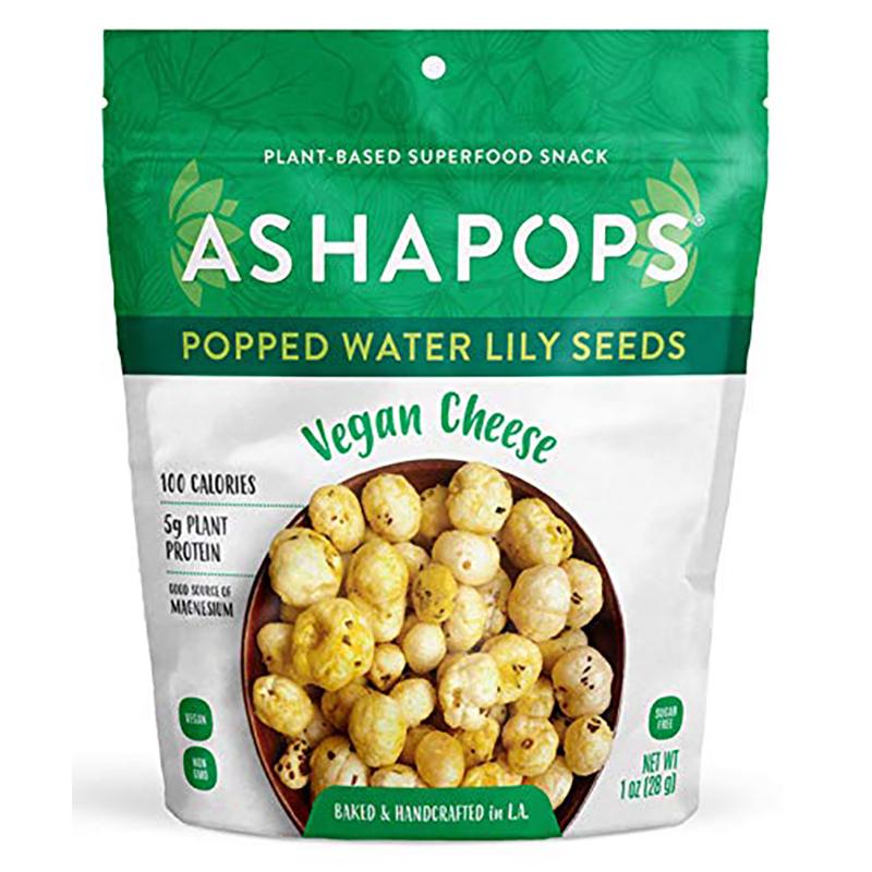 AshaPops – Popped Water Lily Seeds Veganer Käse, 1 Unze
