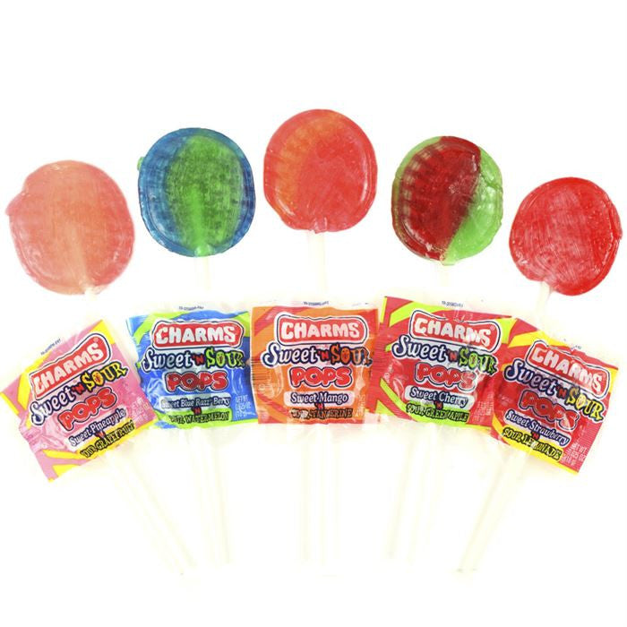 Charms Süße und saure Lollipops