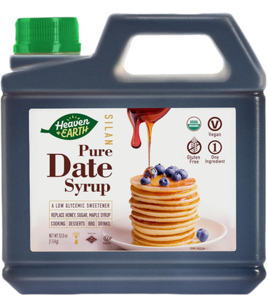 Heaven & Earth rein Date Sirup, Biologischer veganer Süßstoff, 52,8 oz