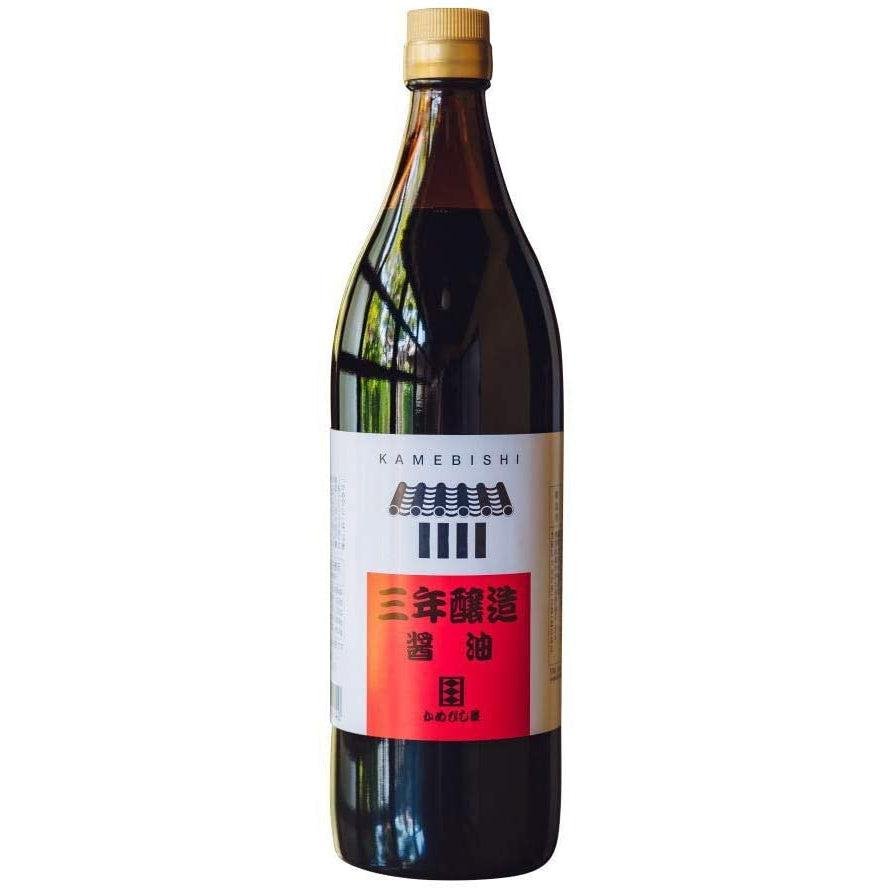 Kamebishi Sojasauce 3-jährig Saishikomi Shoyu 900ml