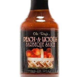 Ole Ray’s Pfirsich-A-Licious Barbecue Soße. – 16oz