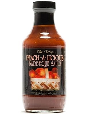 Ole Ray Pfirsich-A-Licious Grillsauce, 16 Unzen