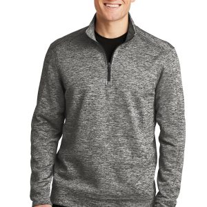 Sport-Tek PosiCharge Electric Heather Fleece Pullover mit 1/4-Reißverschluss für Herren