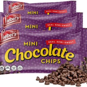 Lieber’s Semi süße Mini-Schokolade-Chips, 9 Unzen (Packung mit 3)