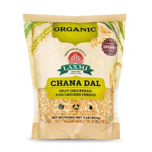 Laxmi Bio-Chana dal, braune Kichererbsen, Körner aus Indien, – 2lbs