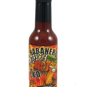 Habanero Punch T.K.O. scharfe Sauce. – 5oz