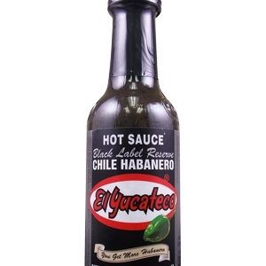 El Yucateco schwarzes Etikett Reserve Chili Habanero