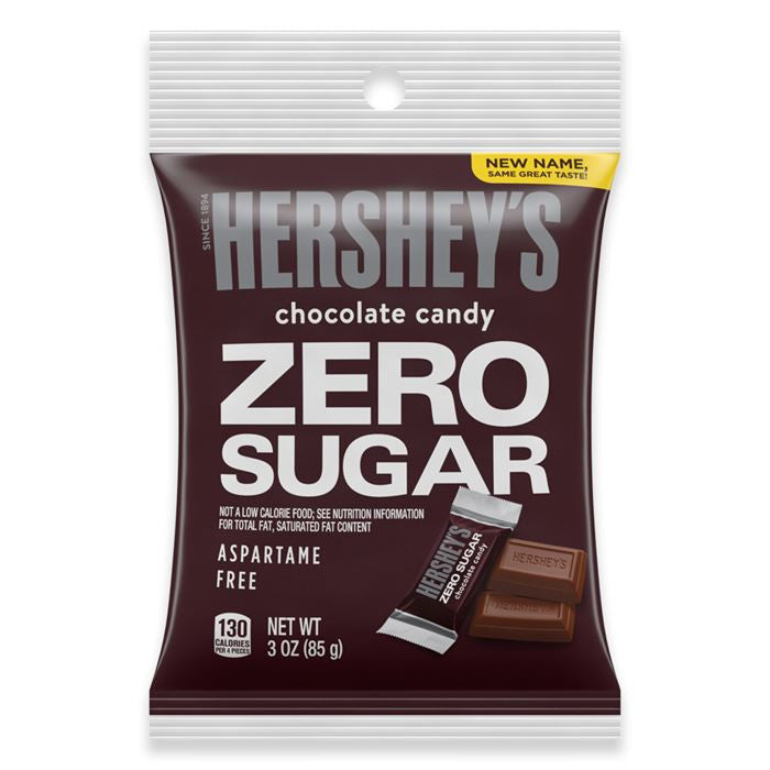 Hershey's Zero Zucker Milchschokolade – 3 oz Beutel
