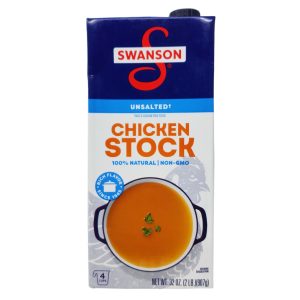 Swansons ungesalzene Hühnerbrühe – 32oz