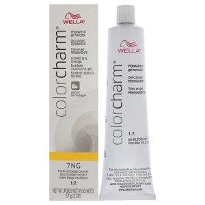 Farbe Charm Permanent Hair Color Gel – 7NG mittel Beige Blonde von Wella für Unisex – 2 Unzen Haarfarbe