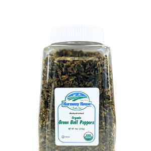 Bell Pfeffer, grün, getrocknet, bio