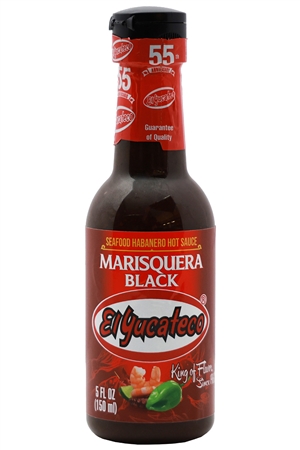 El Yucateco Marisquera schwarze Chilisauce, 4oz