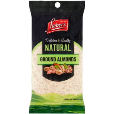 Lieber's natürlich gemahlen Mandeln, koscher für Passah, 6 oz