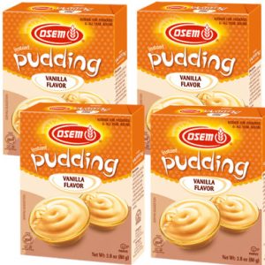 Osem Instant Vanille Pudding Mix, koscher für Passover, 2,8 Unzen (Packung mit 4)