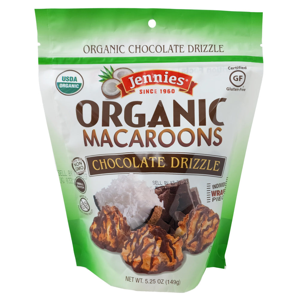 Jennies Bio-Macaroons Schokolade Nieselregen – 5.25oz
