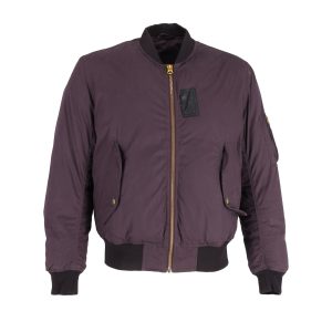 Acne Studios Bomberjacke aus Baumwolle in Burgund