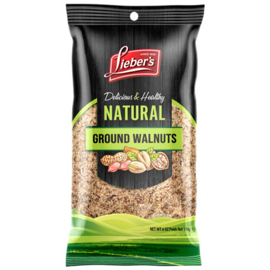Lieber's natürlich gemahlen Walnüsse, koscher für Passah, 6 oz