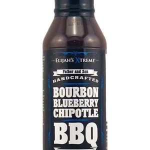 Elijah’s Extreme Bourbon Infused Blaubeer-Chipotle bbq, . – 12oz