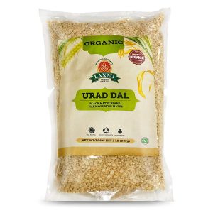 Laxmi Bio-Uraddal (unberührte schwarze Linsen), – 2lbs