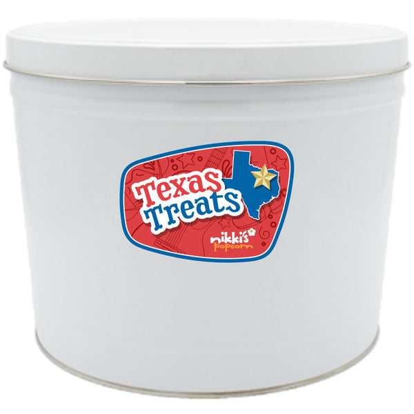 2 Gal Texas Popcorn Geschenkdose