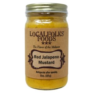 LocalFolks Foods Roter Jalapeno Senf. – 8oz